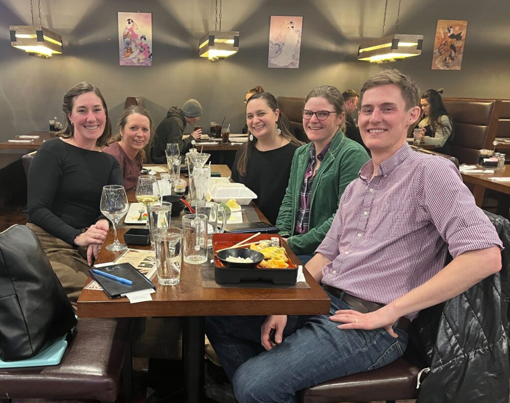 Wyoming State Team after shared kitchen 101 workshops