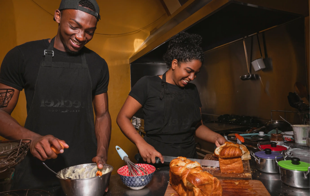 food business in shared kitchen